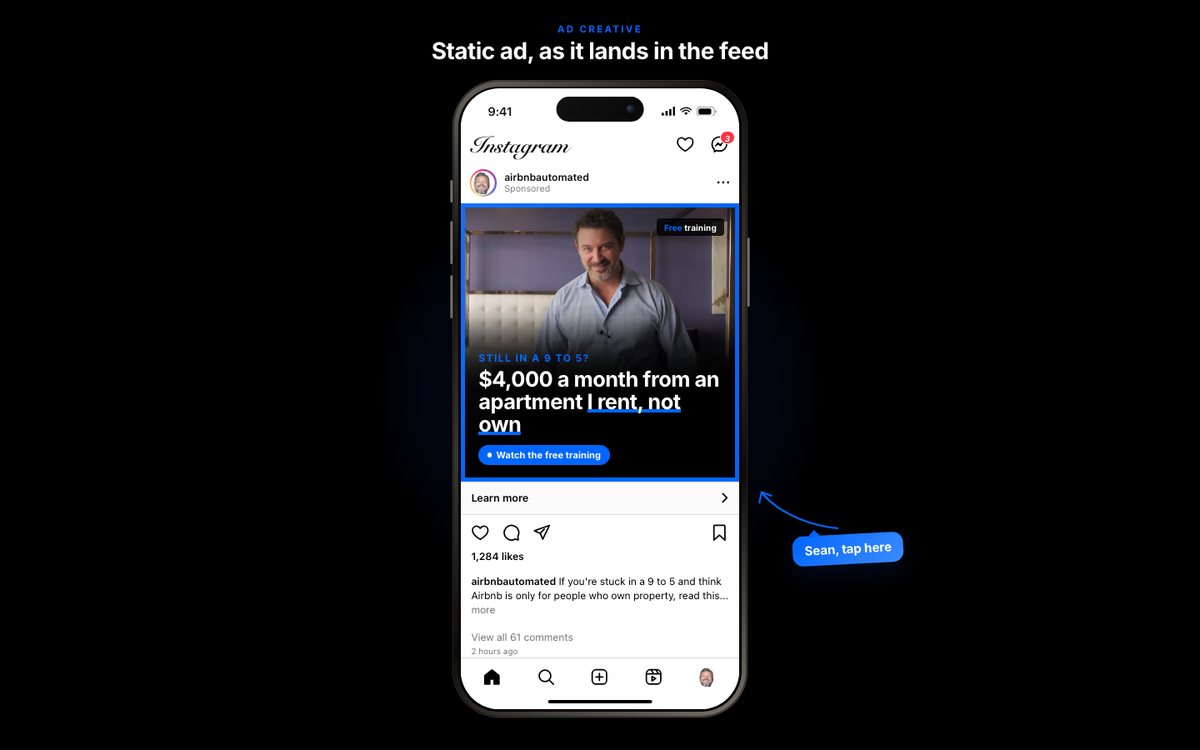 Static ad preview