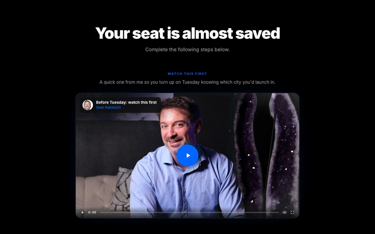 Thank-you page preview